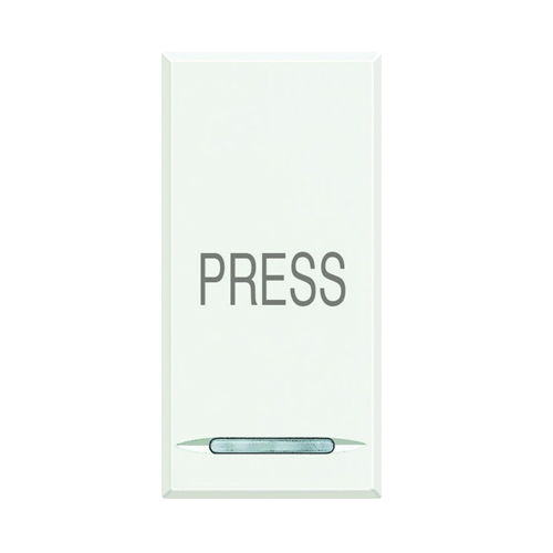  Axolute Кнопка 1Р (NO) 10 АX 250 В~ с символом «PRESS» Bticino HD4055P