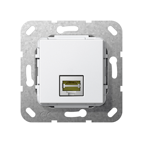  Разъем MJ RJ45 Cat 6A 10 GB LSA Plus Белый Белый Gira 569603