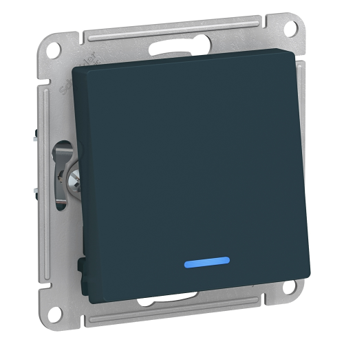  Atlasdesign 1-кл Переключатель с подсветкой, сх.6а, 10АХ, механизам, Изумруд Schneider Electric ATN000863