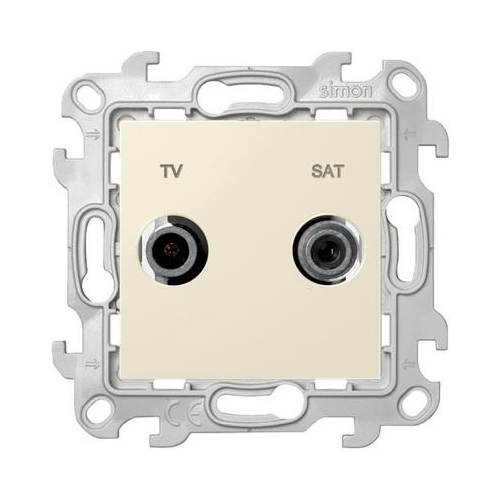  Розетка TV-SAT оконечная, сл кость Simon 24 2410486-031