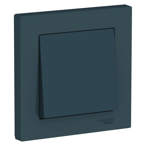  Atlasdesign 1-клавишный Выключатель, сх.1, 10АХ, в сборе, Изумруд Schneider Electric ATN000812