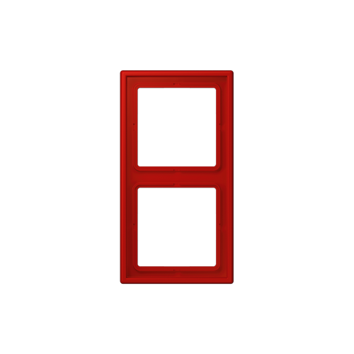  Рамка Les Couleurs Le Corbusier Rouge vermillon 2-постовая Jung LC98232090