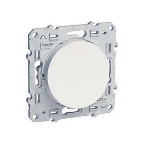  Кнопочный Х1 выключатель белый Odace Schneider Electric S52R206