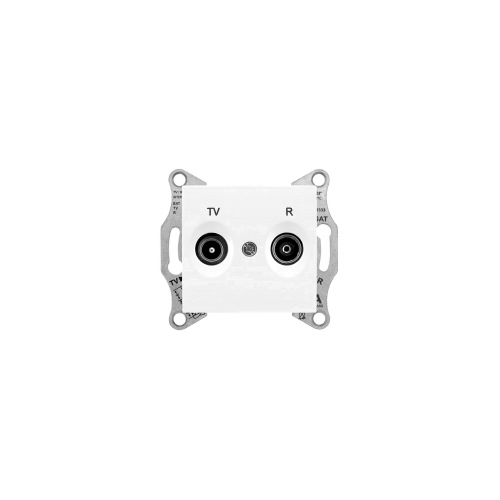  TV\R розетка оконечная., белый Schneider Electric SDN3301621