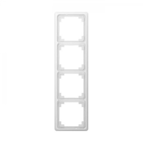  Рамка CD Plus Белый 4-постовая Jung CDP584WW