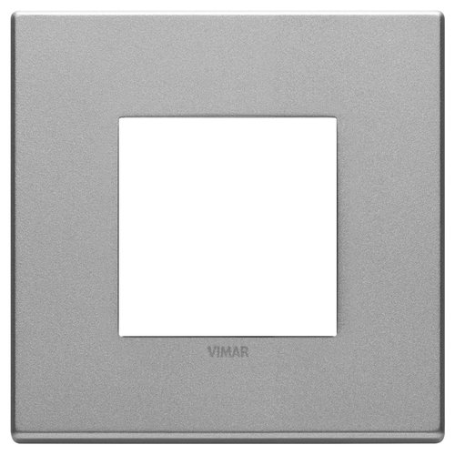  Рамка Eikon EXE Серебро 2-модульная Vimar 22642.02