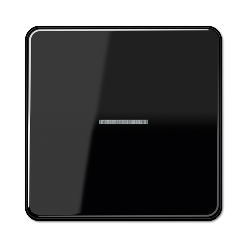  CD 500/CD plus Черный Накладка светорегулятора/выключателя нажимного с индикацией Jung CD1561.07USW