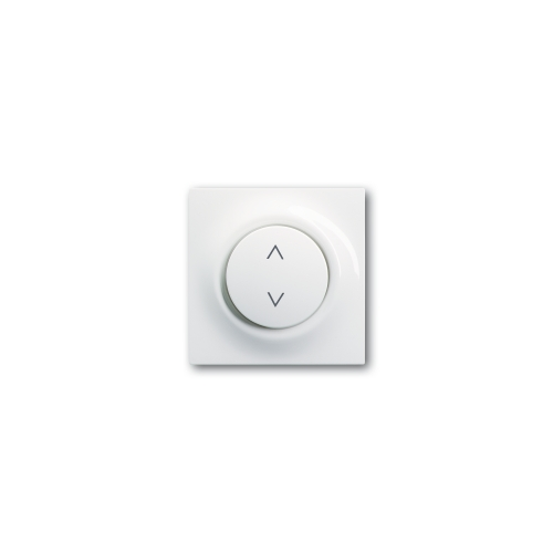  (6430-74), Клавиша для механизма электронного выключателя Busch-Jalousiecontrol 6411 U-101, 6411 U/S-101, 6418 U, реле 6402 U, серия impuls, цвет альпийский белый, ABB 6430-0-0144