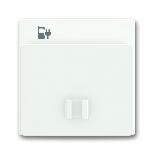  (6478-884-500), Плата центральная (накладка) 6478-884 для блока питания micro USB - 6474 U, Future, белый бархат, ABB 6400-0-0027