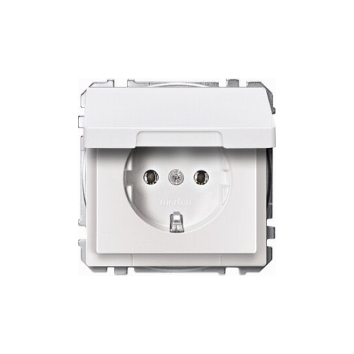  Механизм розетки с крышкой Merten MTN2311-4019