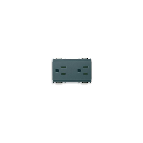  2розетки sicury2p+t 15a usa+saso серые Vimar Idea 16243