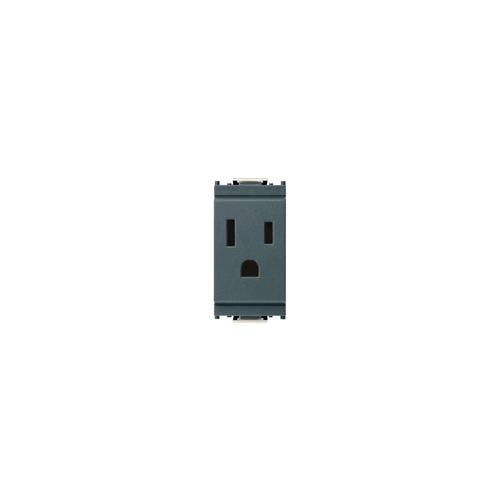  Розетка 2p+t 15a usa/saso серая Vimar Idea 16245