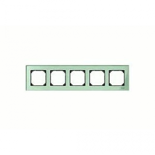  Рамка M-Elegance Изумрудный 5-постовая Merten MTN404504