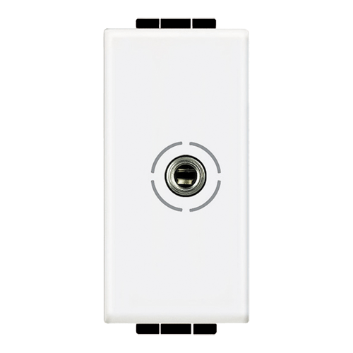  Разъем Аудио Jack 3,5 цвет белый Bticino N4280