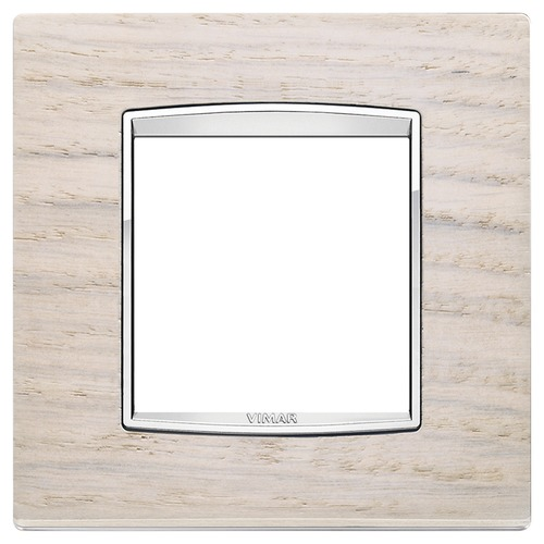  Рамка Eikon Chrome Classica Дуб выбеленый 2 модуля Vimar 20642.C32