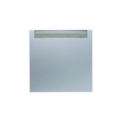  Клавиша с полем для надписей цвет: алюминий, матовый B.1/B.7 Glas Berker 16261404