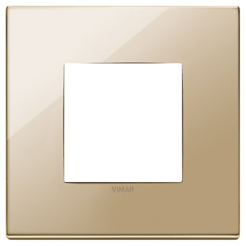  Рамка Eikon EXE Золото 2-модульная Vimar 22642.82