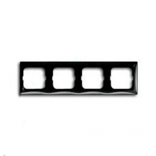  Рамка Basic 55 Chateau-black 4-постовая ABB 2514-95-507
