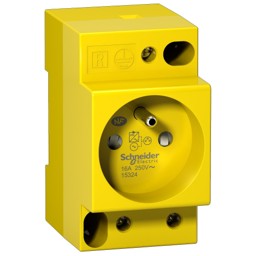  Щит.роз. pc din 2п+t 16a 250в красн , Schneider Electric 15324