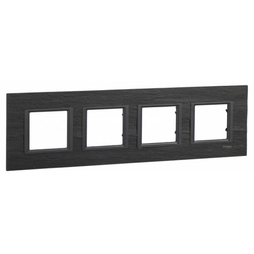  Рамка Unica Class Иберийский сланец 4-постовая Schneider Electric MGU68.008.7Z1