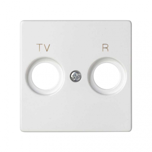  Накладка на розетку R-TV+SAT, S82, S82N, S82 Detail, белый Simon 82053-30