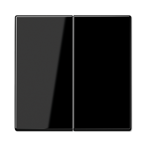  LS 990 Черный Накладка светорегулятора 2-х канального нажимного Jung LS серия LS1565.07SW