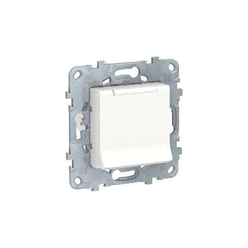  Розетка с заземл., со шторками, с крышкой, 16 А, 250 В, IP40, Белый Schneider Electric NU503718TA