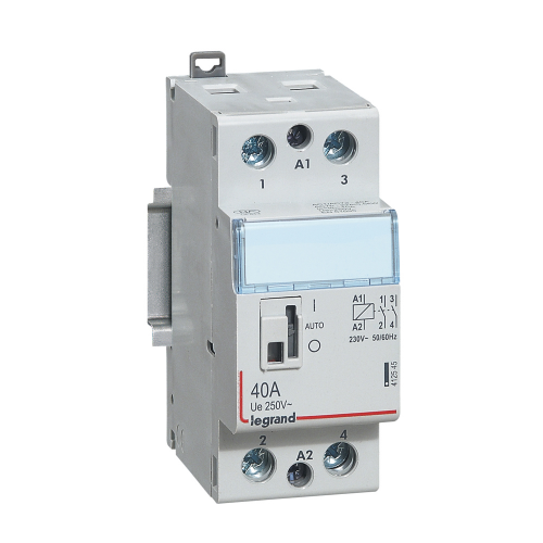  CX3 Контактор 230V 2НО 40А с руч.уп. Legrand 412545