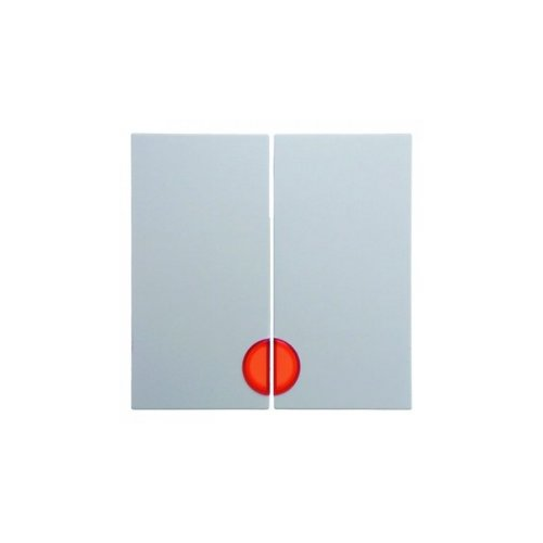  Клавиши с красной линзой цвет: полярная белизна, матовый S.1/B.1/B.3/B.7 Glas Berker 16271909