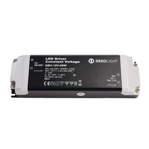 Блок питания Deko-Light BASIC, CV, Q8H-12-40W 862162