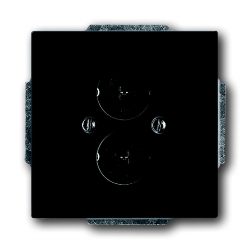  (1751-885), Плата ц.с 2-р.для LS,solo/fut.,черный бархат, ABB 1723-0-0259
