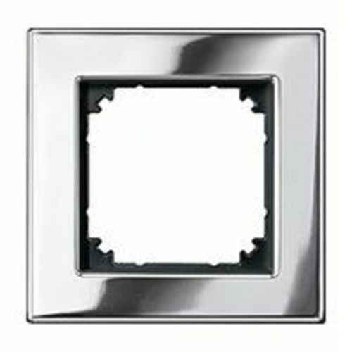  Рамка M-Elegance Хром 1-постовая Merten MTN403139