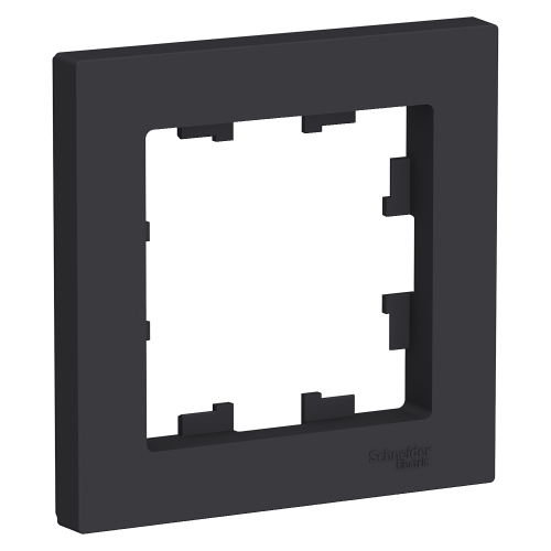  Рамка Atlasdesign Карбон 1-постовая Schneider Electric ATN001001