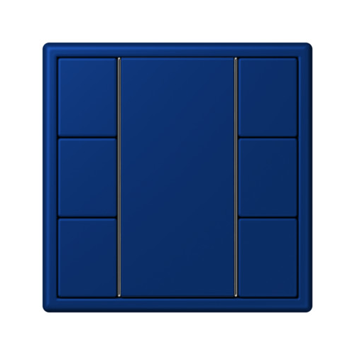  Les Couleurs® Le Corbusier KNX кнопочный модуль F 50 с тремя парами кнопок bleu outremer fonce Jung LC503TSA4320T