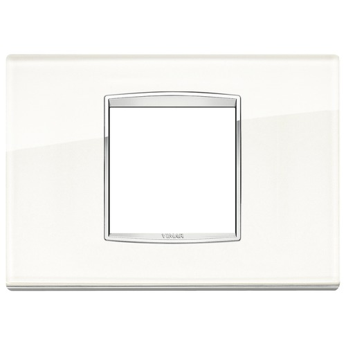  Рамка Eikon Chrome Classica Лед белый 2 модуля Vimar 20652.C72
