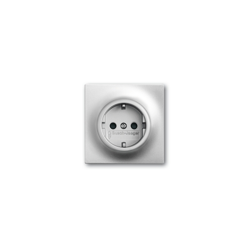  (20 EUC-783), Розетка SCHUKO 16А 250В, серия impuls, цвет серебристый металлик, ABB 2011-0-3845