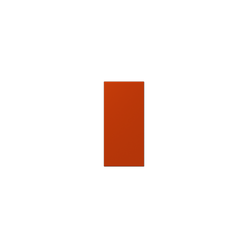  Les Couleurs® Le Corbusier Накладка для кнопочного модуля F 50 в цвете кнопок rouge vermillon 59 Jung LC50NA4320A