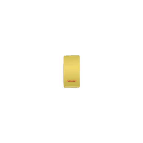  Клавиша для двухклавишных выключателей с подсветкой, цвет Bright Gold FEDE FD04313OB