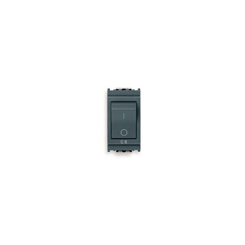  Выключатель термомагнитный 1p+n c6 120-230v серый Vimar Idea 16505.06