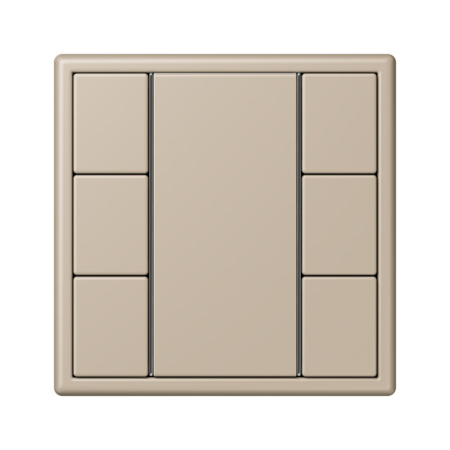 Les Couleurs® Le Corbusier KNX кнопочный модуль F 50 с тремя парами кнопок ombre naturelle claire Jung LC503TSA32142