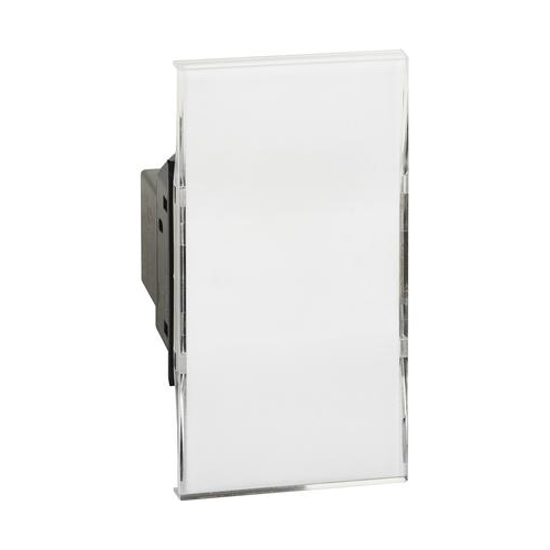 Bticino Living Now - кнопка 1 модуль NO 24V 10A + portanome K4040