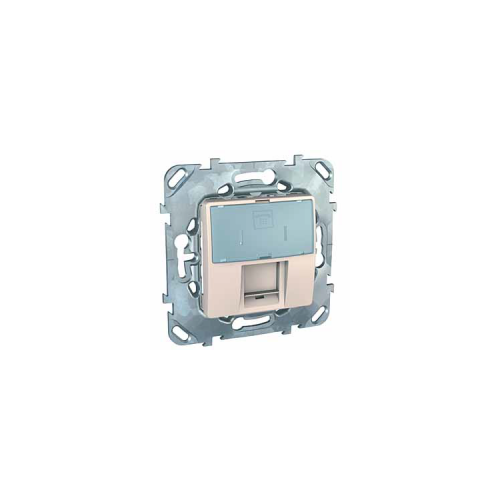  Телефонная розетка 1хRJ12 (6 конт) бежевый Schneider Electric MGU5.493.25ZD