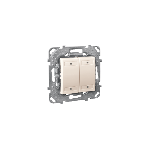  4-кноп. выключатель с индикатором led, бежевый Schneider Electric MGU5.531.25