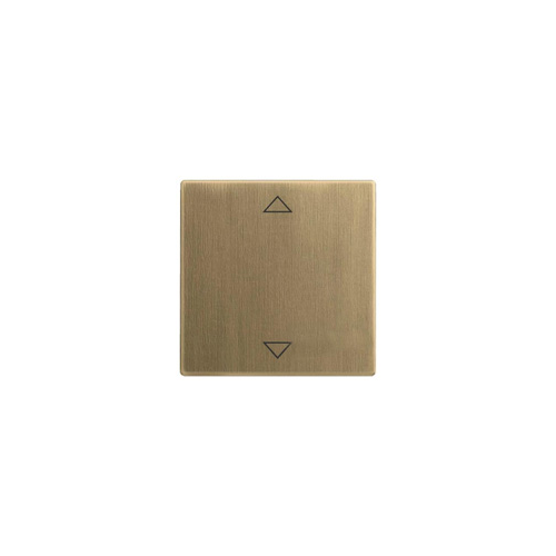  (6430-840-102-500), Клавиша для механизма электронного выключателя Busch-Jalousiecontrol 6411 U-101, 6411 U/S-101, 6418 U, реле 6402 U, серия Династия, Латунь античная, ABB 6430-0-0407