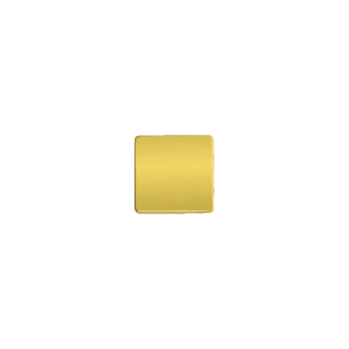  Клавиша для одноклавишных выключателей, цвет Real Gold FEDE FD04310OR