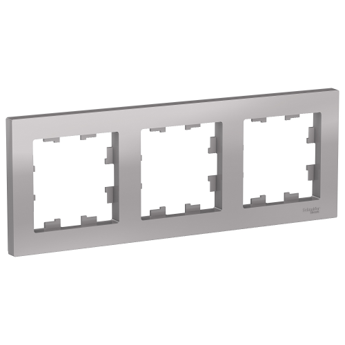  Рамка AtlasDesign Алюминий 3-постовая Schneider Electric ATN000303