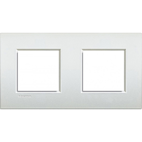  Рамка LivingLight Air Белый жемчуг 2+2 модуля Bticino LNE4802M2PR