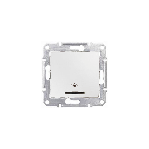  Кн.выкл. "свет" подсв., белый Schneider Electric SDN1800121