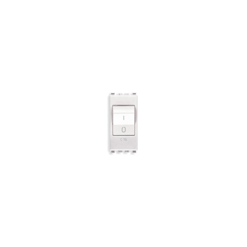  Выключатель термомагнитный 1p+n c16 120-230v , белый Vimar Eikon 20405.16.B
