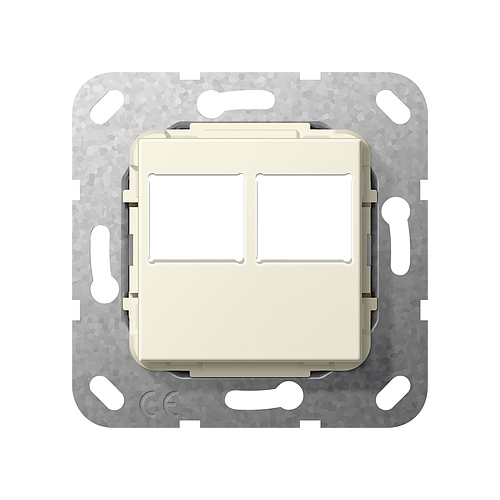  Вставка Modular Jack 2-местн. LexCom Кремовый Gira G562901